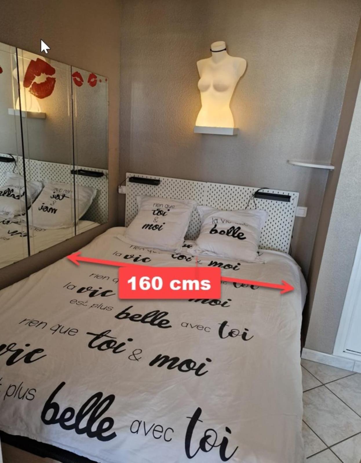 Cap d'Agde Naturiste Héliopolis F61 vue mer Eksteriør bilde