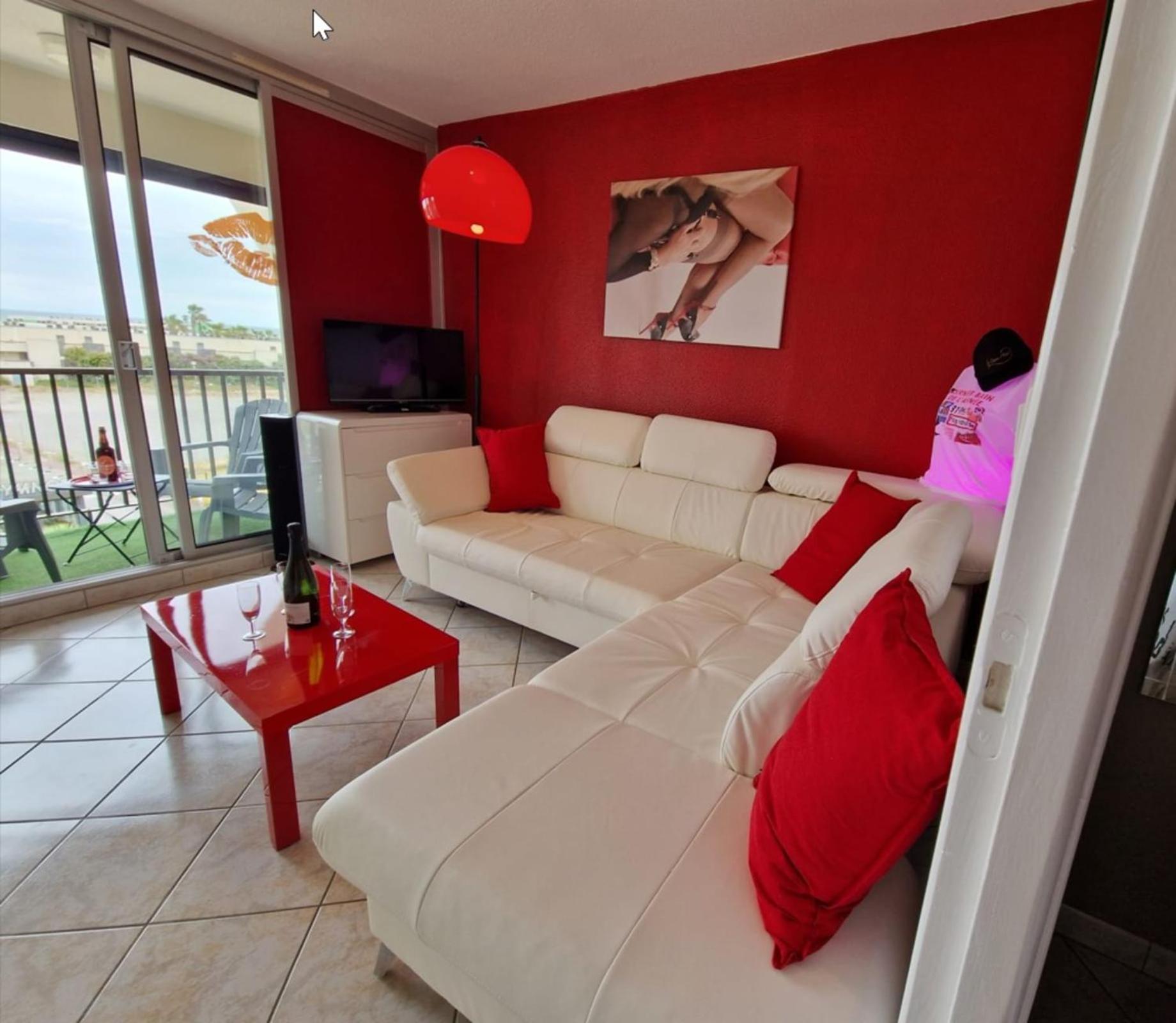 Cap d'Agde Naturiste Héliopolis F61 vue mer Eksteriør bilde